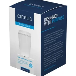 Cirrus POP kubek o pojemności 350 ml z pokrywką 360° / Czarny 22052090