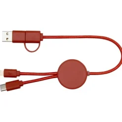 Citala kabel do synchronizacji danych i szybkiego ładowania 5 w 1 27 W o długości 30 cm z tworzyw sztucznych pochodzących z recyklingu / Brick 12442732