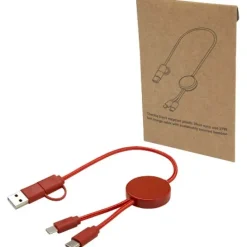 Citala kabel do synchronizacji danych i szybkiego ładowania 5 w 1 27 W o długości 30 cm z tworzyw sztucznych pochodzących z recyklingu / Brick 12442732