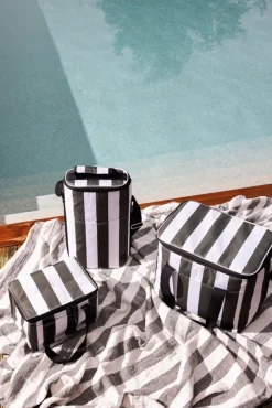 CITY TORBA TERMICZNA STRIPE rPET MAŁA, ZIELONO-BIAŁY / Zielony 5018593-