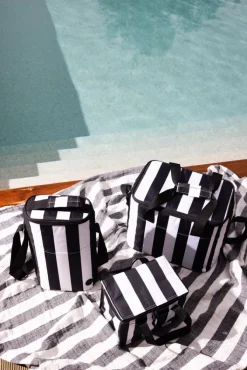 CITY TORBA TERMICZNA STRIPE rPET MAŁA, CZARNO-BIAŁY / Czarno-Biały 5018592-