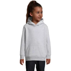 CONDOR KIDS Bluza z kapturem / Szary Melanż 2 S04238-GY-5XL