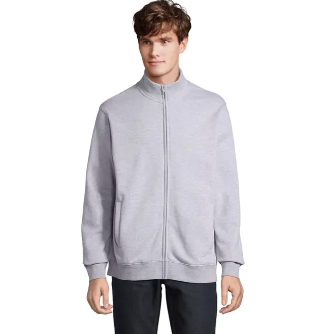 COOPER FULL ZIP SWEAT / Szary Melanż 2 S04240-GY-S