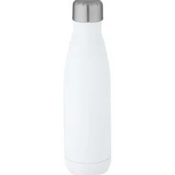 Cove butelka o pojemności 500 ml wykonana ze stali nierdzewnej z recyklingu z miedzianą izolacją próżniową posiadająca certyf / Biały 10079001