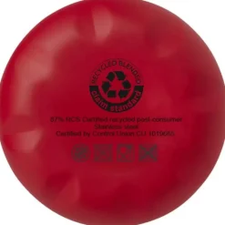 Cove butelka o pojemności 500 ml wykonana ze stali nierdzewnej z recyklingu z miedzianą izolacją próżniową posiadająca certyf / Czerwony 10079021