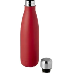 Cove butelka o pojemności 500 ml wykonana ze stali nierdzewnej z recyklingu z miedzianą izolacją próżniową posiadająca certyf / Czerwony 10079021