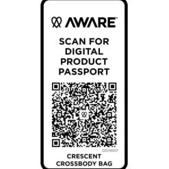 Crescent torba typu crossbody Aware™ z recyklingu o gramaturze 500 g/m² / Granatowy 12074555