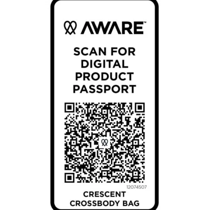 Crescent torba typu crossbody Aware™ z recyklingu o gramaturze 500 g/m² / Zielony 12074561