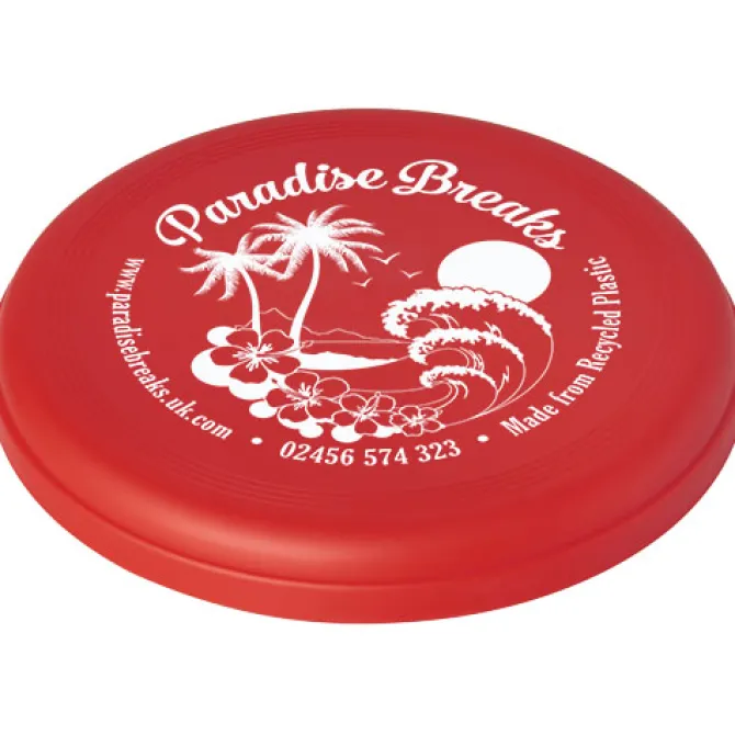 Crest frisbee z recyclingu / Czerwony 21024021
