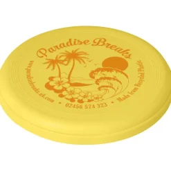 Crest frisbee z recyclingu / Żółty 21024011