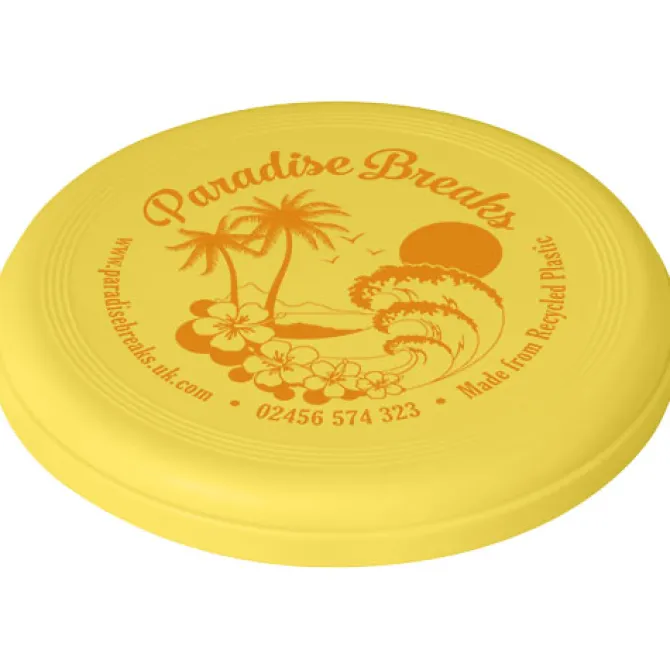 Crest frisbee z recyclingu / Żółty 21024011