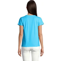CRUSADER Damski T-SHIRT / Aqua S03581-AQ-XXL