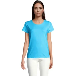 CRUSADER Damski T-SHIRT / Aqua S03581-AQ-XXL