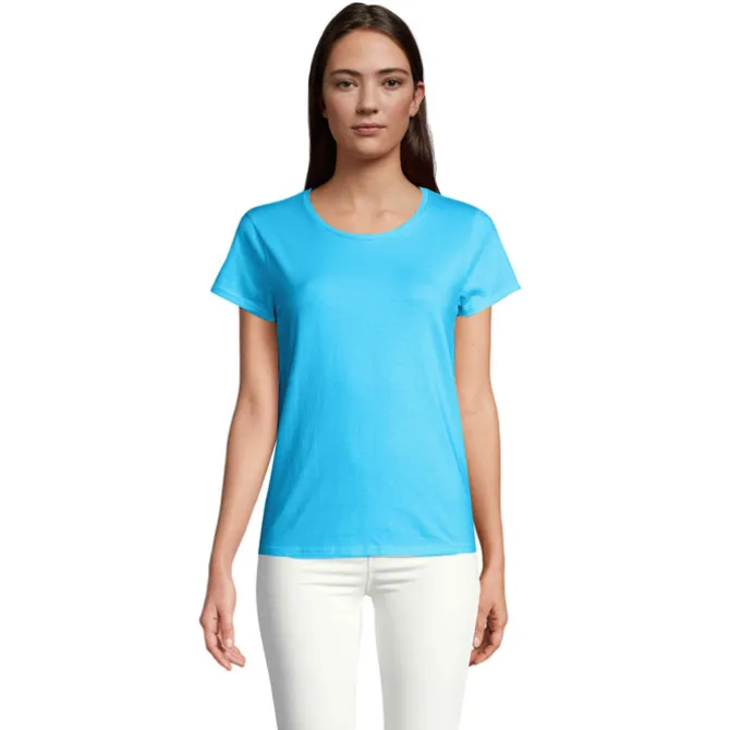 CRUSADER Damski T-SHIRT / Aqua S03581-AQ-L