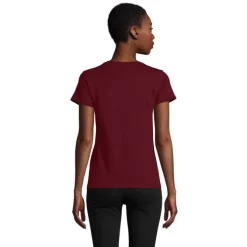 CRUSADER Damski T-SHIRT / Burgundy S03581-BG-XXL