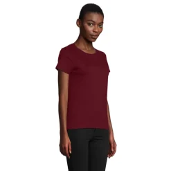 CRUSADER Damski T-SHIRT / Burgundy S03581-BG-M