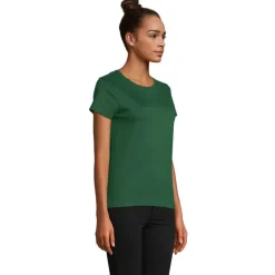 CRUSADER Damski T-SHIRT / Ciemno-Zielony S03581-BO-L