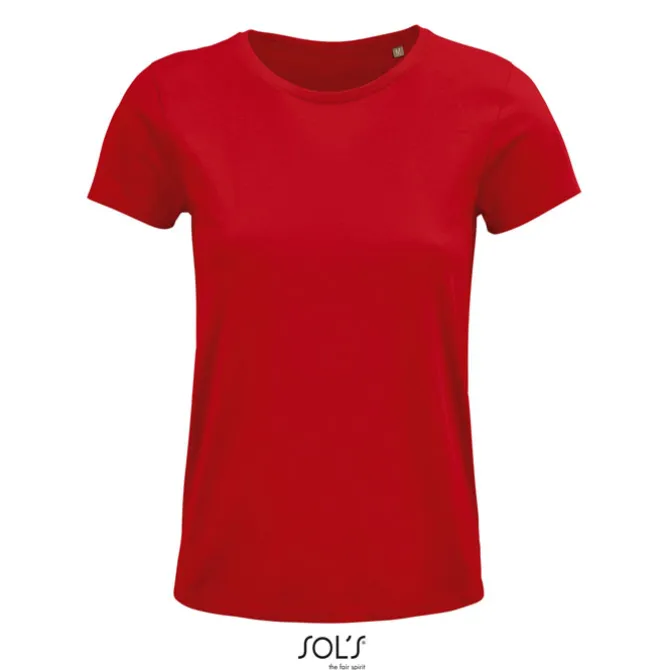 CRUSADER Damski T-SHIRT / Czerwony S03581-RD-S