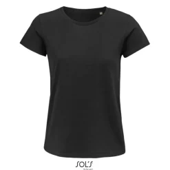 CRUSADER Damski T-SHIRT / Deep black S03581-DB-L