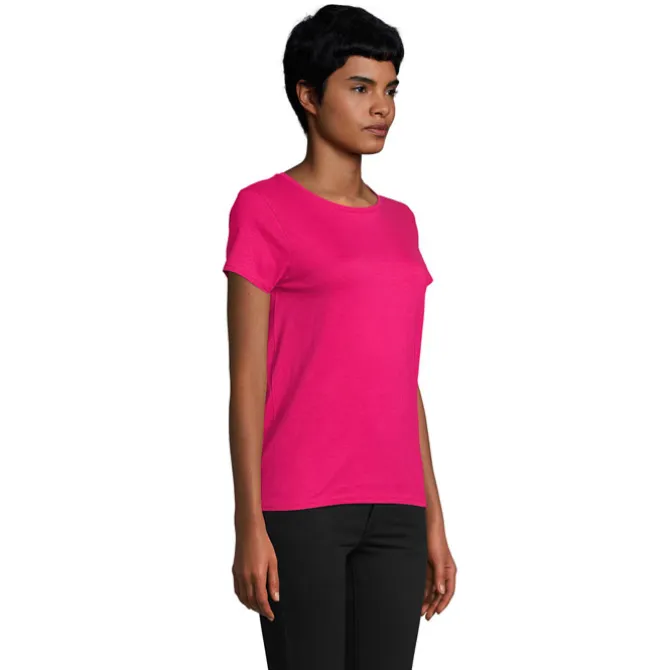 CRUSADER Damski T-SHIRT / Fuchsia S03581-FU-S