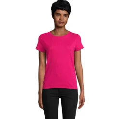 CRUSADER Damski T-SHIRT / Fuchsia S03581-FU-S