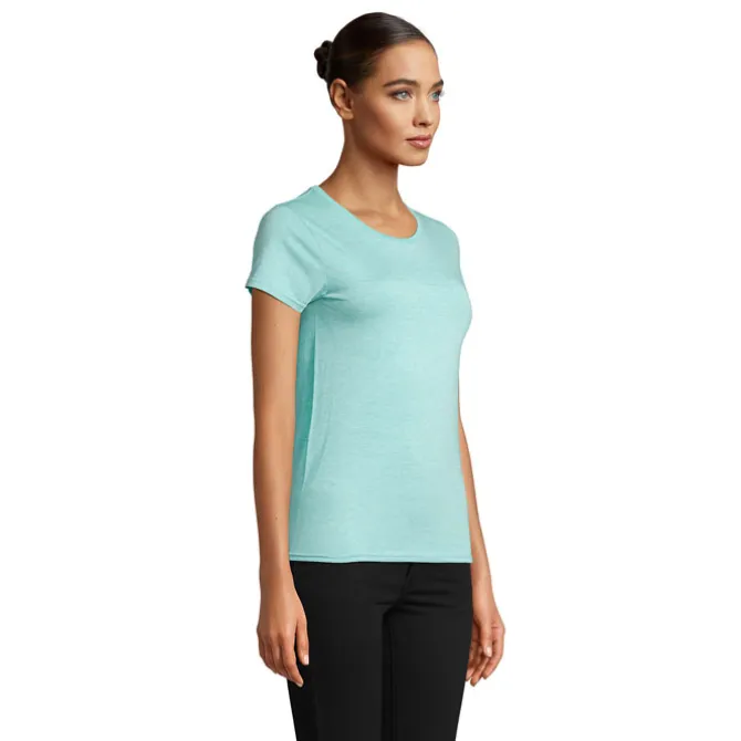 CRUSADER Damski T-SHIRT / Heather Light Green S03581-EJ-XXL