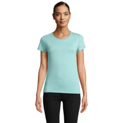 CRUSADER Damski T-SHIRT / Heather Light Green S03581-EJ-S