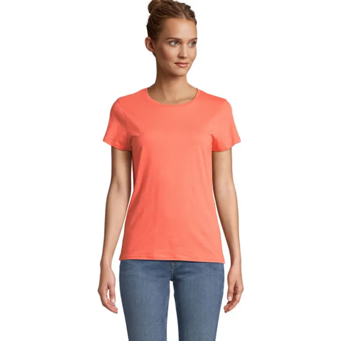 CRUSADER Damski T-SHIRT / Pop Orange S03581-PO-L