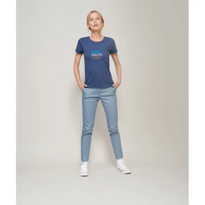 CRUSADER Damski T-SHIRT / Szary melanż S03581-GM-M