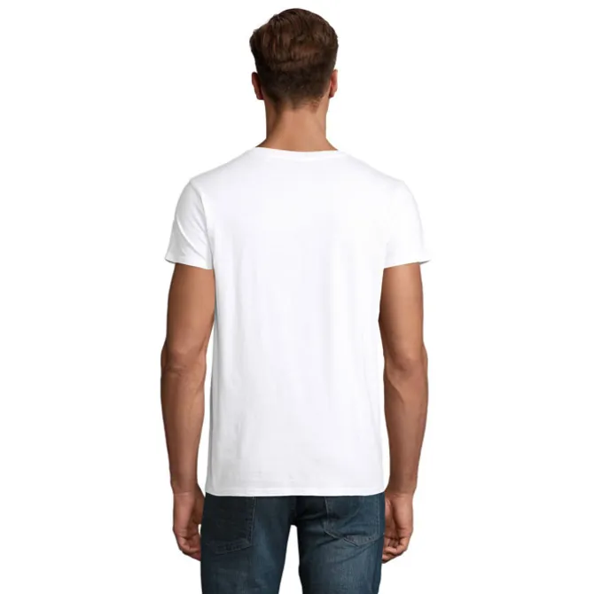CRUSADER Męski T-SHIRT 150g / Biały S03582-WH-3XL