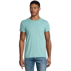 CRUSADER Męski T-SHIRT 150g / Heather Light Green S03582-EJ-L