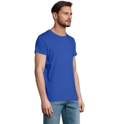 CRUSADER Męski T-SHIRT 150g / Niebieski S03582-RB-4XL
