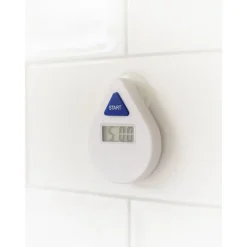 Cyfrowy minutnik pod prysznic / Biały V1207-02