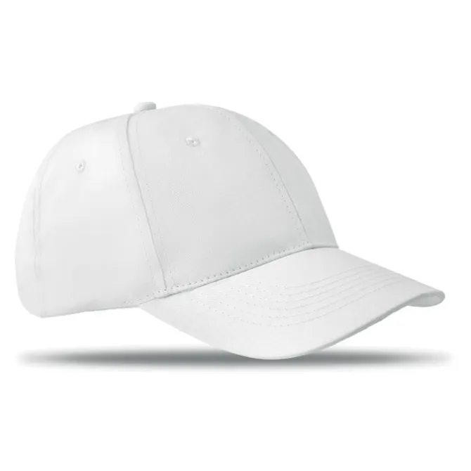 Czapka baseballowa 6 paneli / Biały MO8834-06