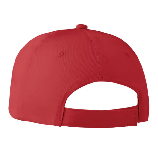 Czapka baseballowa 6 paneli / Czerwony MO8834-05