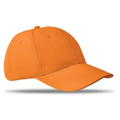 Czapka baseballowa 6 paneli / Pomarańczowy MO8834-10