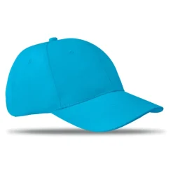 Czapka baseballowa 6 paneli / Turkusowy MO8834-12