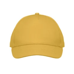 Czapka dla dzieci 5 paneli. / Zólty MO2346-08