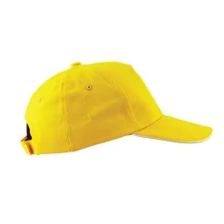 Czapka 5 paneli dla dzieci, z bawełny / Żółty IP38041822