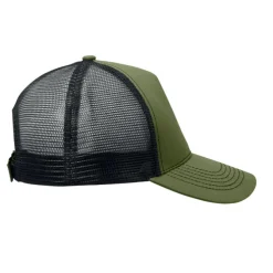 Czapka trucker z 5 panelami / Zieleń Wojskowa MO2986-49