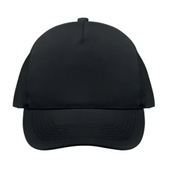 Czapka z daszkiem,bawełna org. / Czarny MO6432-03