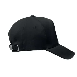 Czapka z daszkiem,bawełna org. / Czarny MO6432-03