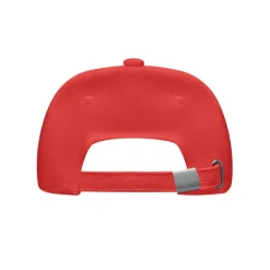Czapka z daszkiem,bawełna org. / Czerwony MO6432-05