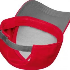 Czapka z daszkiem bawełniana 5 paneli 290 g/m2 AXEL / Czerwony 5391805