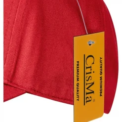 Czapka z daszkiem bawełniana 5 paneli 290 g/m2 AXEL / Czerwony 5391805