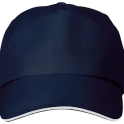 Czapka z daszkiem 5 paneli ARLINGTON / Granatowy 060744