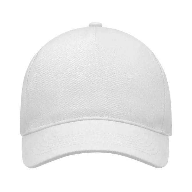Czapka z daszkiem 5-panelowa / Biały MO6875-06