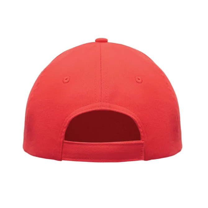 Czapka z daszkiem 5-panelowa / Bialy/Czerwony MO2345-35