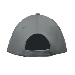 Czapka z daszkiem 5-panelowa / Szary MO2345-07
