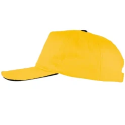Czapka z daszkiem / żółty V7021-08